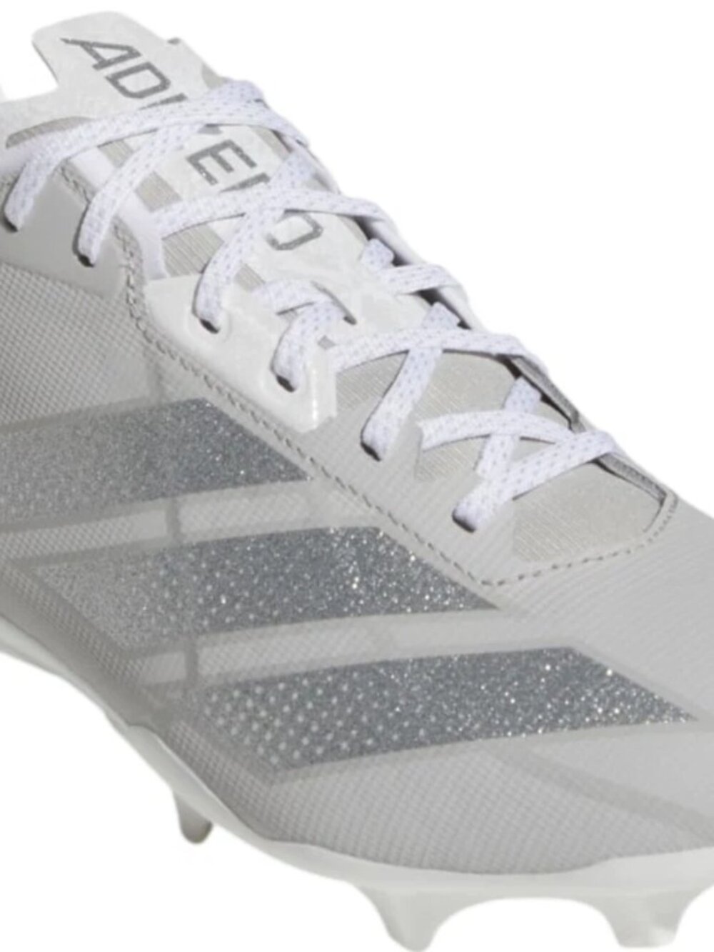 adidas Adizero Electric II Size 8.5 Mens Football Cleats Grey Silver JH8743 NEW